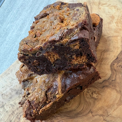 Biscoff Chocolate Brownie Party Bites
